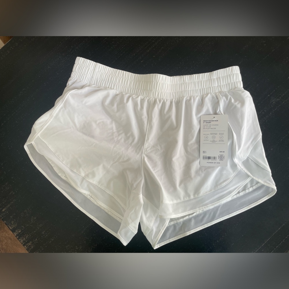 mesh racer run 4” short Athleta